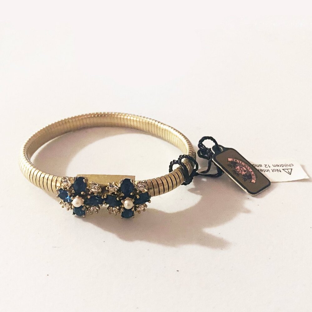 Juicy Couture Flower Diamond Stretch Bracelet